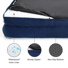 Bedsure non-slip bottom keeps the bed steady on slippery floors.