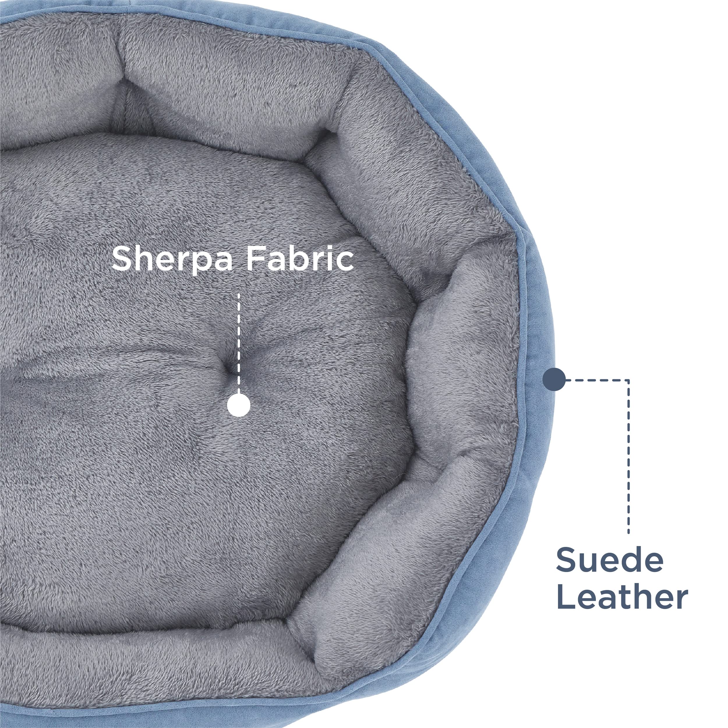 Bedsure non-slip bottom keeps pets stable on floors