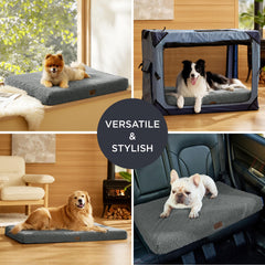 Bedsure non-slip bottom keeps the bed stable on slick floors