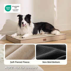 Bedsure memory foam bed showing non-slip bottom to prevent slips