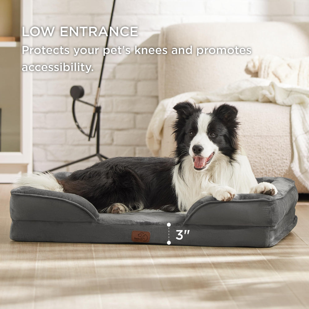 Bedsure non skid bottom keeps bed stationary on floors