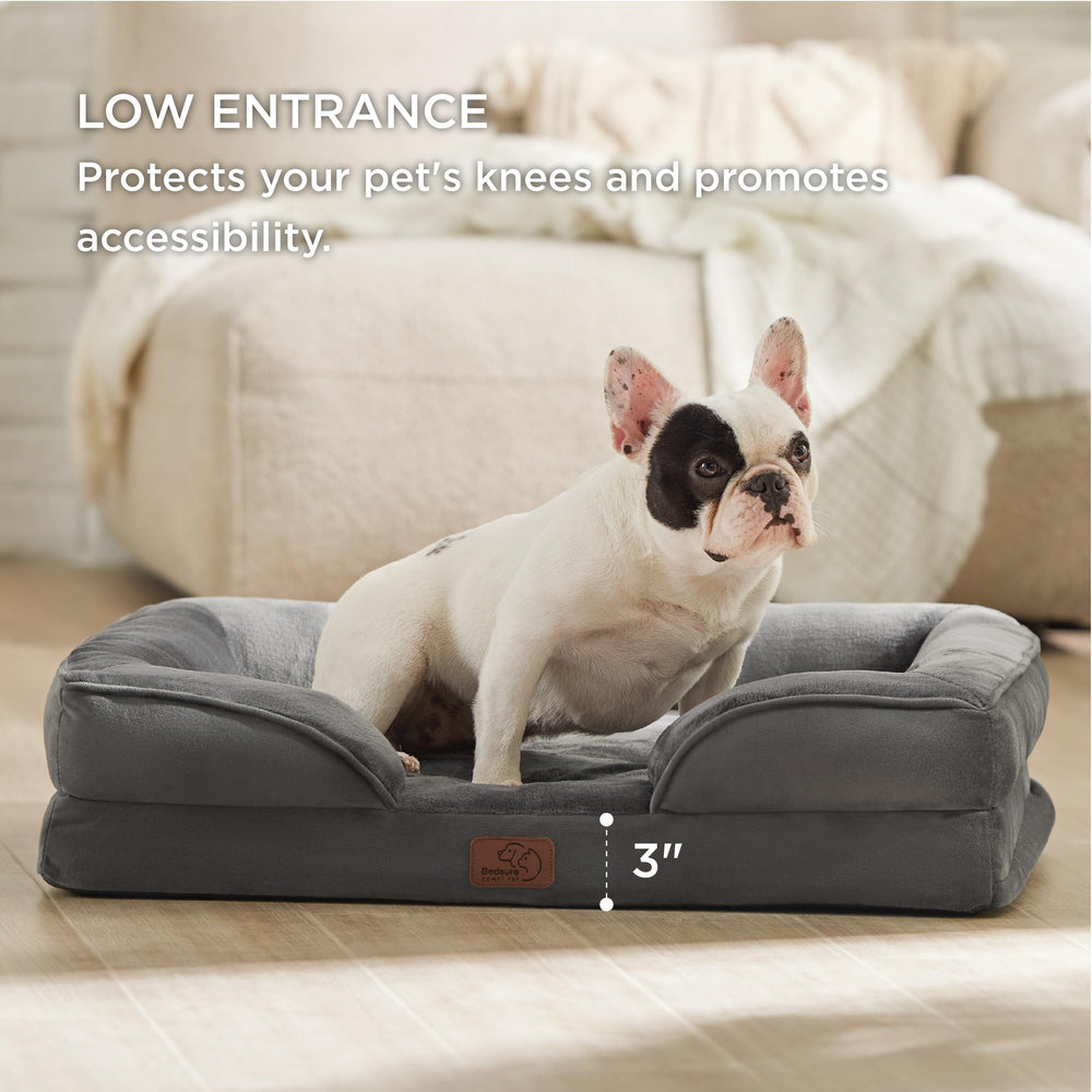 Bedsure 4-sided bolster invites cozy snuggling and neck support.