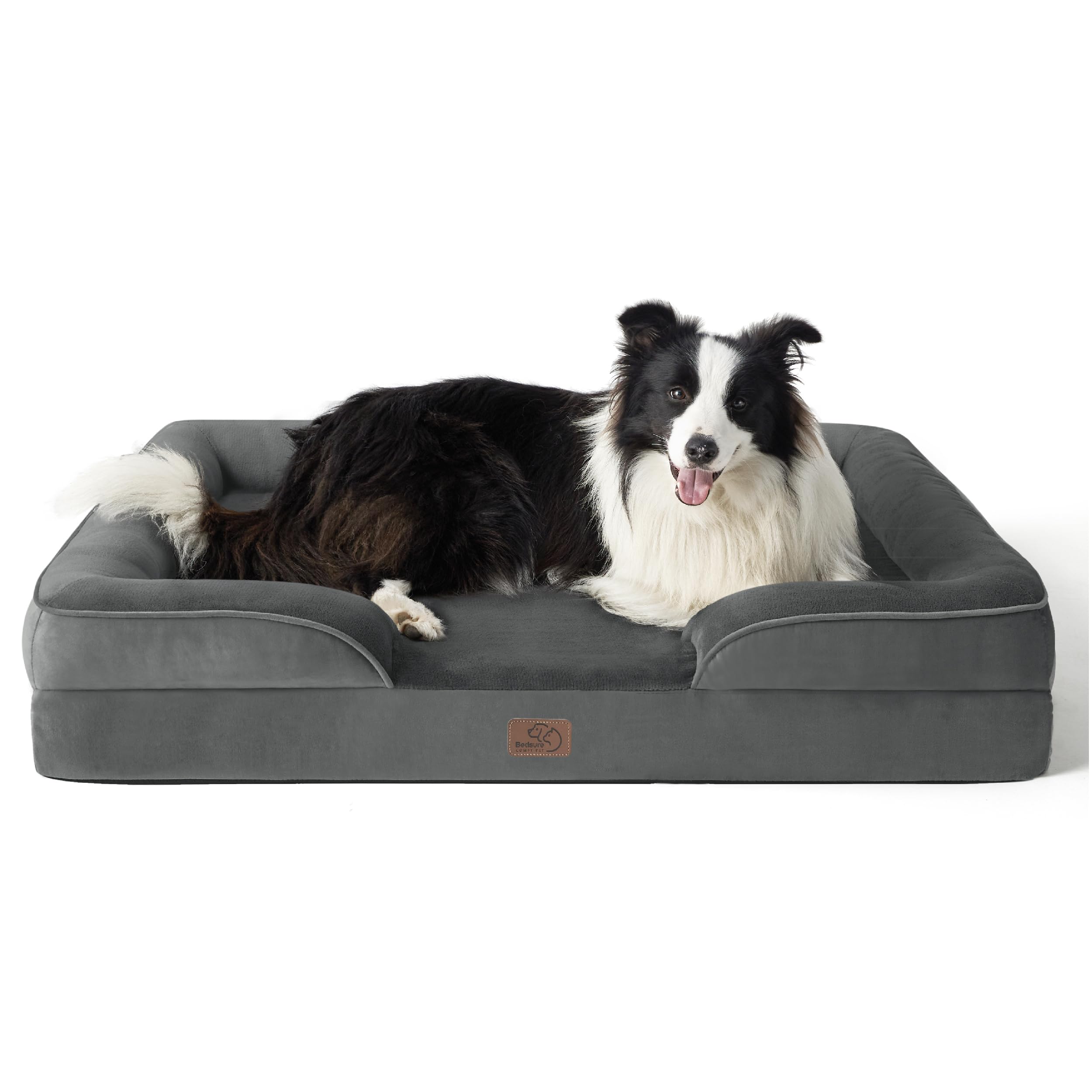 Bedsure orthopedic dog bed 35-inch with supportive surface for joints and comfort.