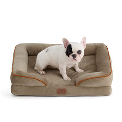 Bedsure orthopedic dog bed Hazel 28 front view shows supportive structure for restful sleep