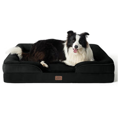 Bedsure orthopedic dog bed large foam-mattress highlights high-density foam for joint support.