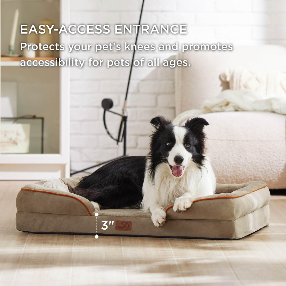 Bedsure bed with lowered entrance aids easy access for seniors