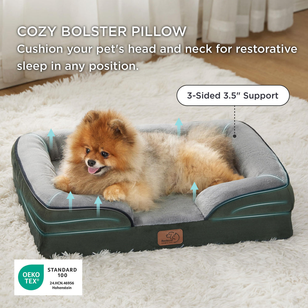 Bedsure orthopedic dog bed machine-washable cover simplifies laundry