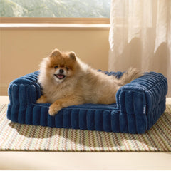 Bedsure orthopedic dog bed with memory foam for small dogs, highlighting joint support.