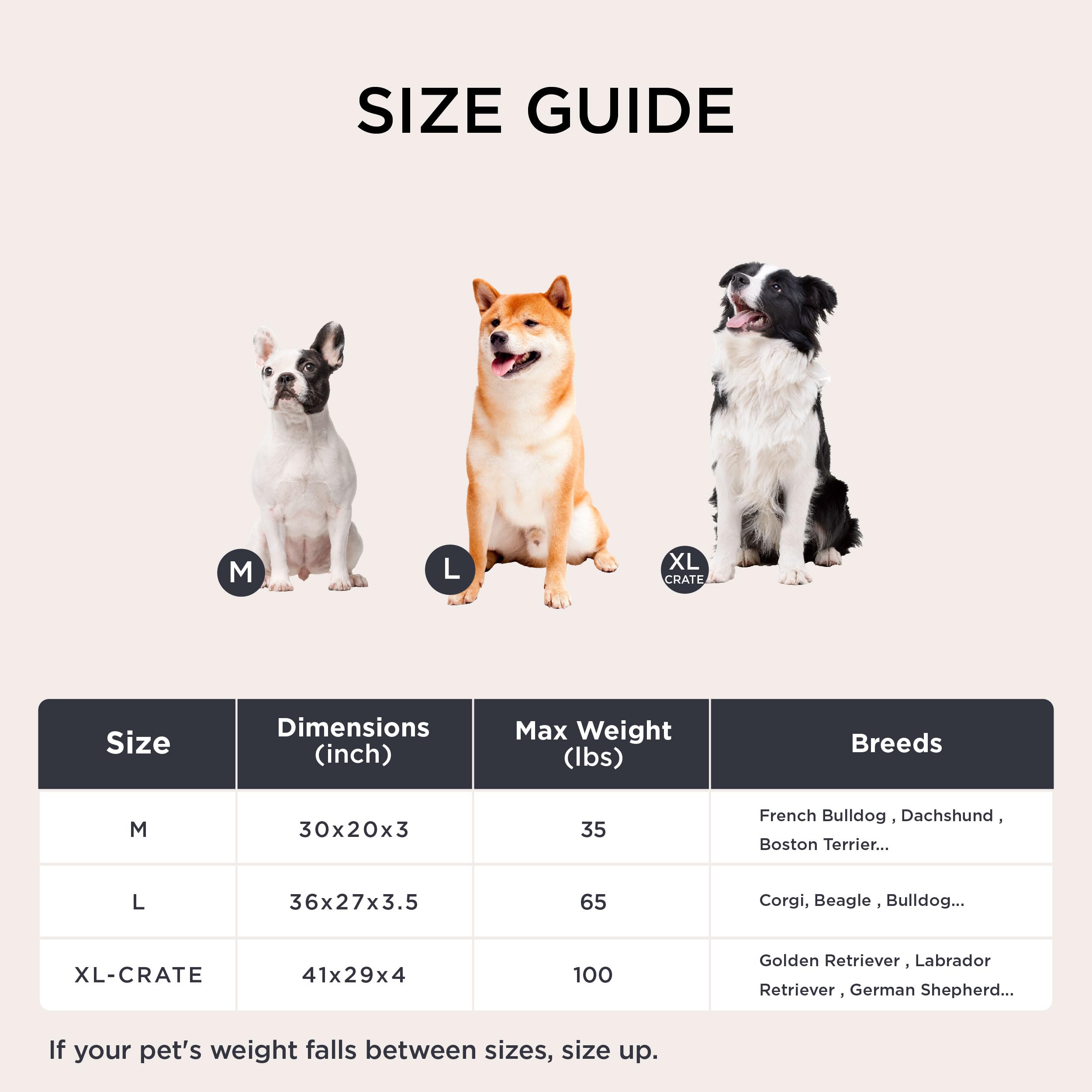Bedsure orthopedic dog bed waterproof coating protects foam from spills