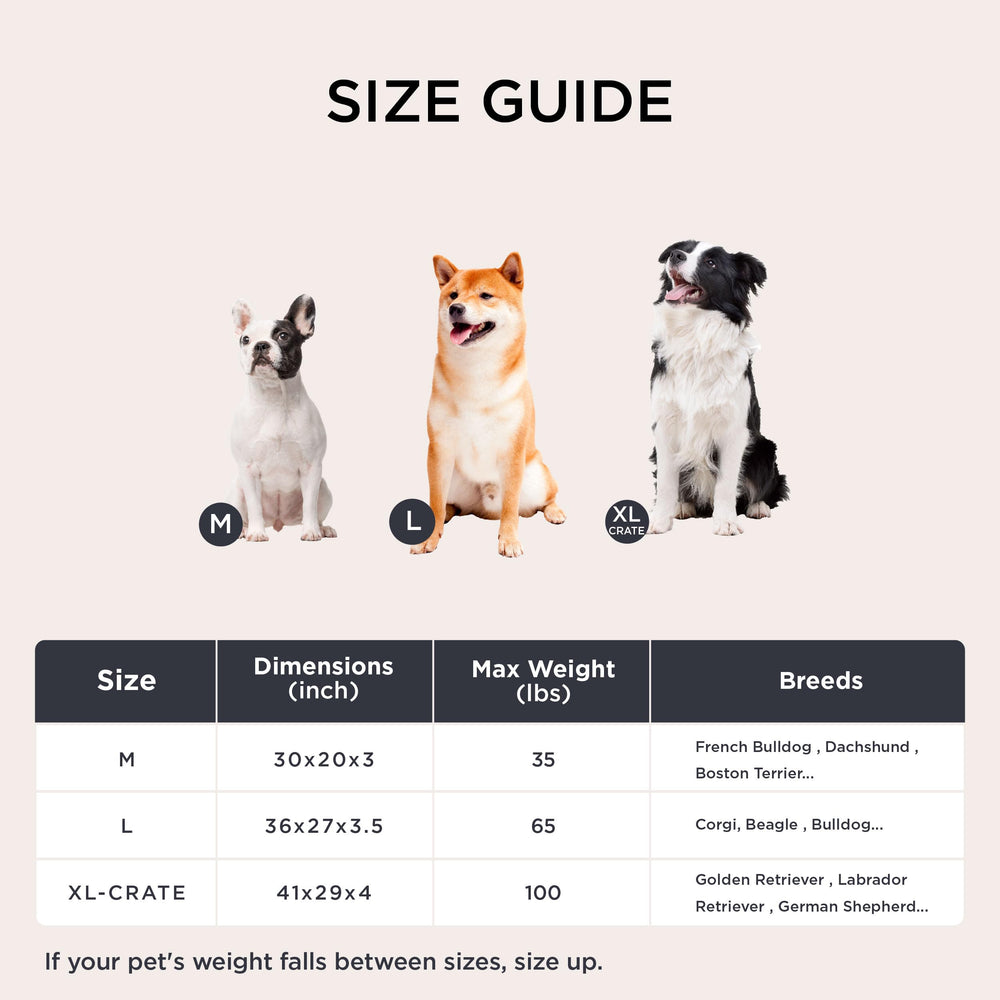 Bedsure orthopedic dog bed waterproof coating protects foam from spills