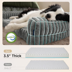 Bedsure dog bed waterproof inner lining protects against spills and accidents