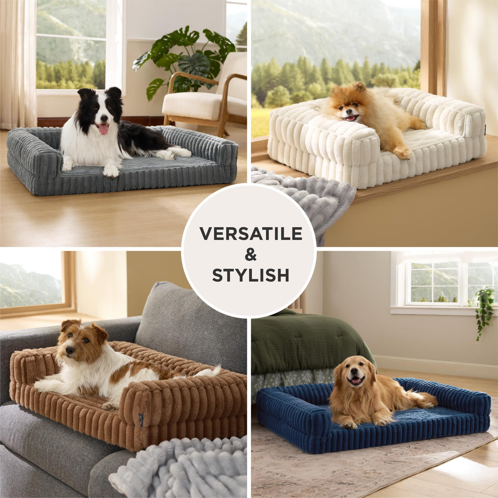 Bedsure waterproof interior shields against spills for easier cleaning and care.