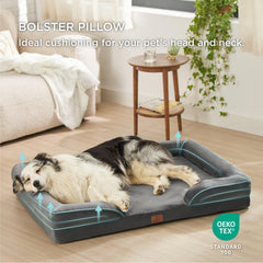 Bedsure orthopedic dog bed XL waterproof liner protection