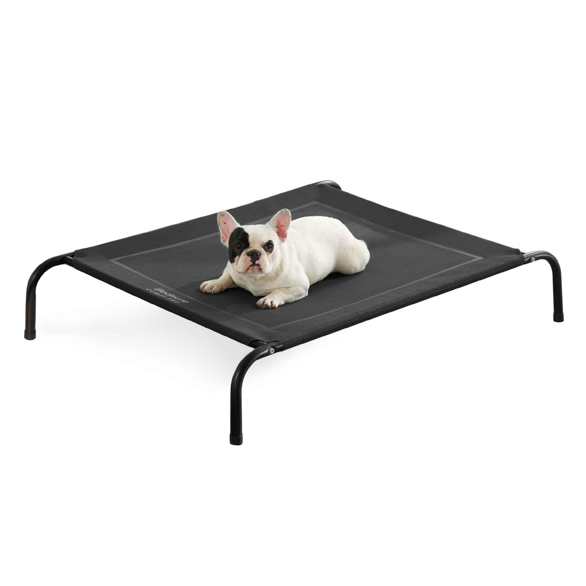 Bedsure outdoor elevated dog bed frame offers sturdy support for indoor and outdoor lounging