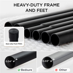 Bedsure bed with skid-resistant feet ensures stability on decks and patios