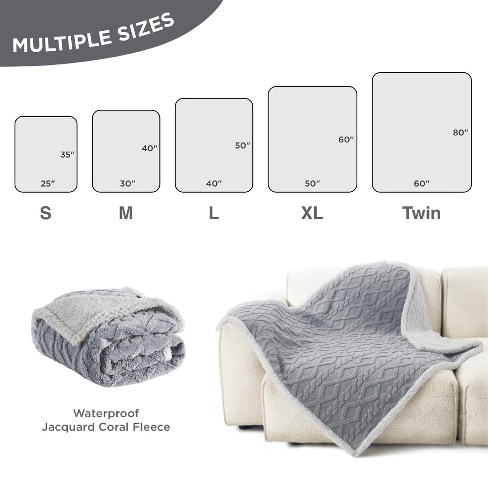 Bedsure portable-travel blanket fits beach trips and car rides with pets.