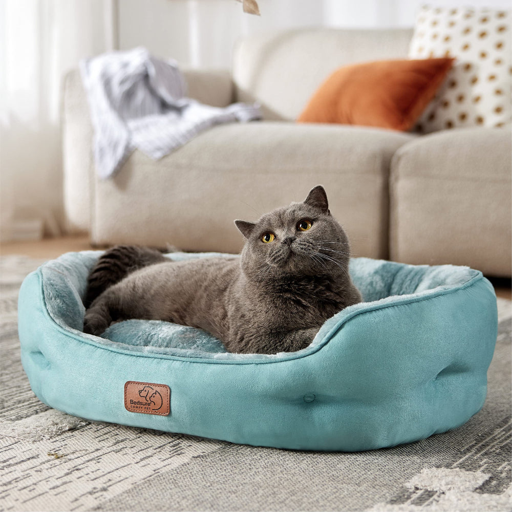 Bedsure pet bed ideal for puppies and kittens to relax indoors.
