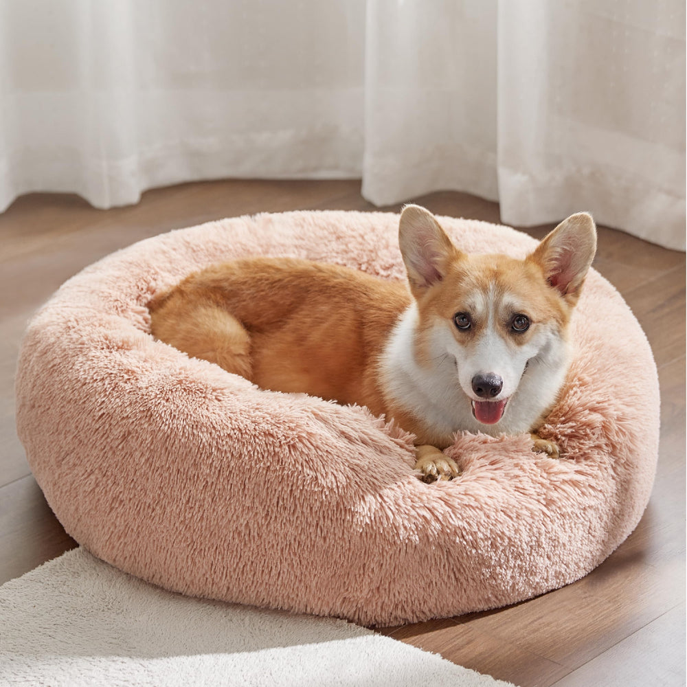 Bedsure donut bed features removable cover for easy cleaning