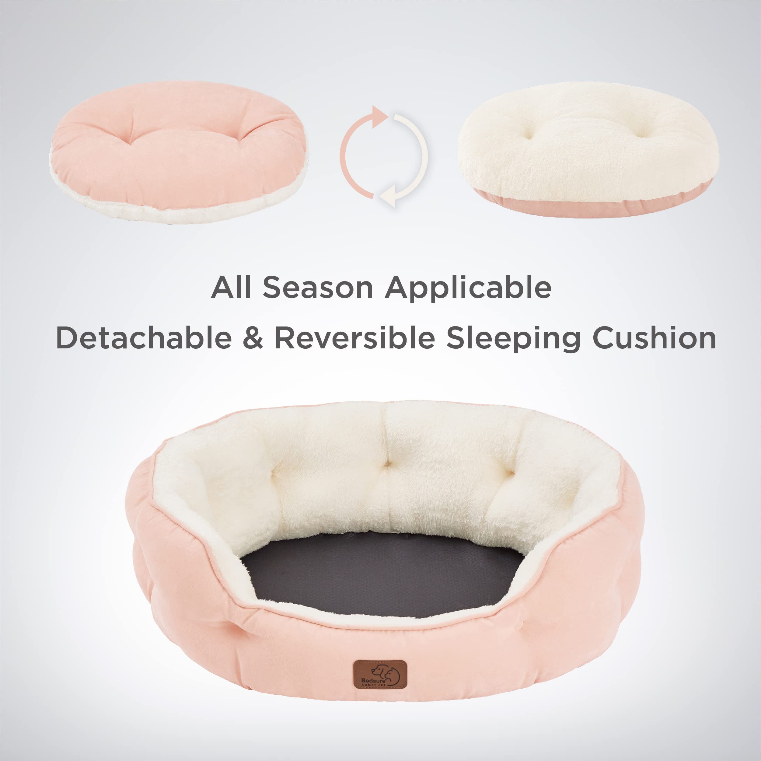 Bedsure removable pillow cushion enables easy washing and setup
