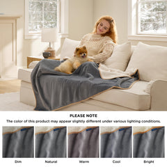 Bedsure reversible dog blanket 30x40 for versatile textures and colors.