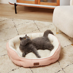 Bedsure round bolster design supports head and neck during naps