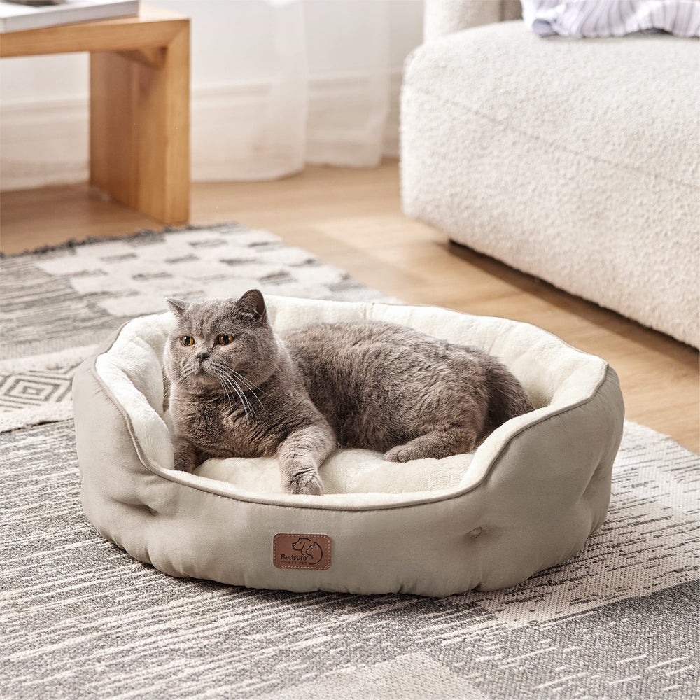 Bedsure round bolster design showcases secure, snuggly support