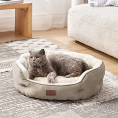 Bedsure round bolster design showcases secure, snuggly support