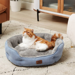 Bedsure round bolster design provides secure snuggling