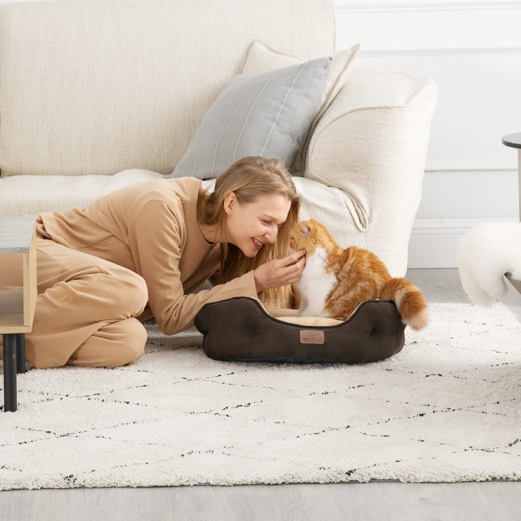 Bedsure bed with slip-resistant bottom for stable indoor use.
