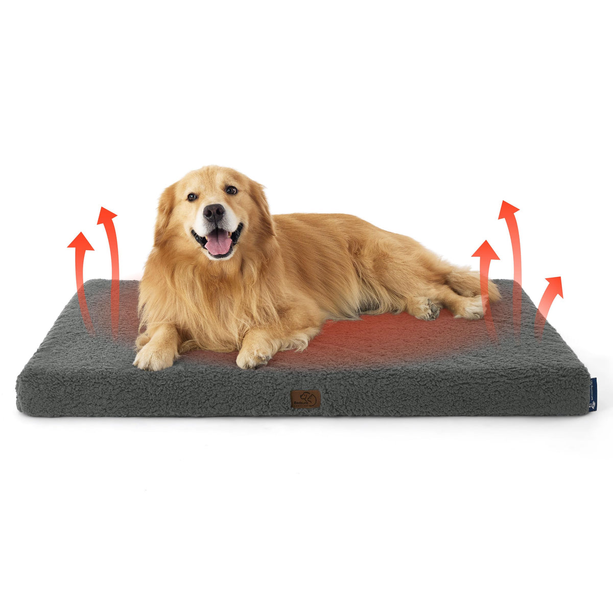Bedsure self-warming dog bed large with cozy warmth without electricity