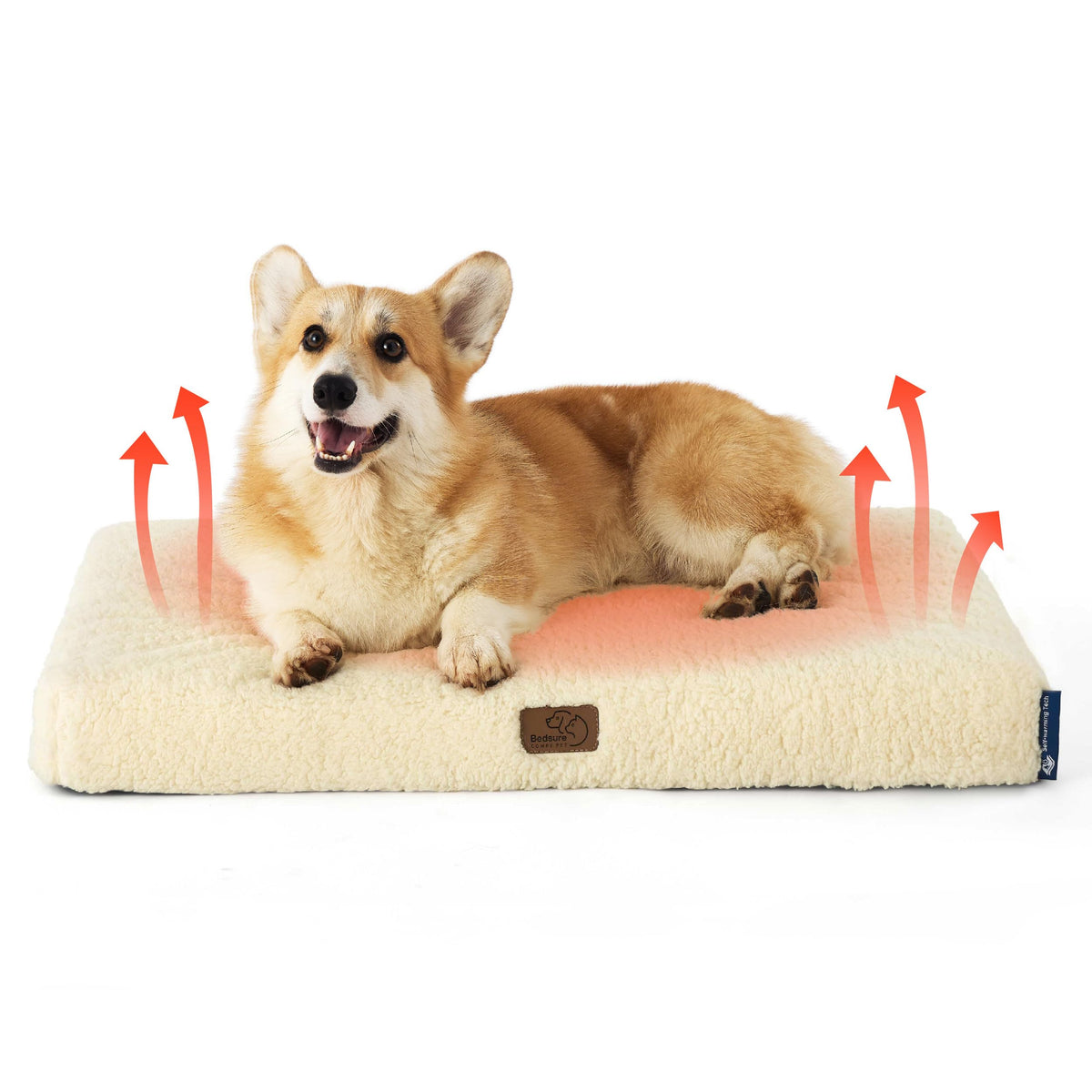 Bedsure self-warming dog bed medium setup for restful naps