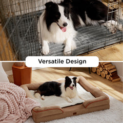 Bedsure self-warming dog bed washable mat—easy cleanup after adventures.