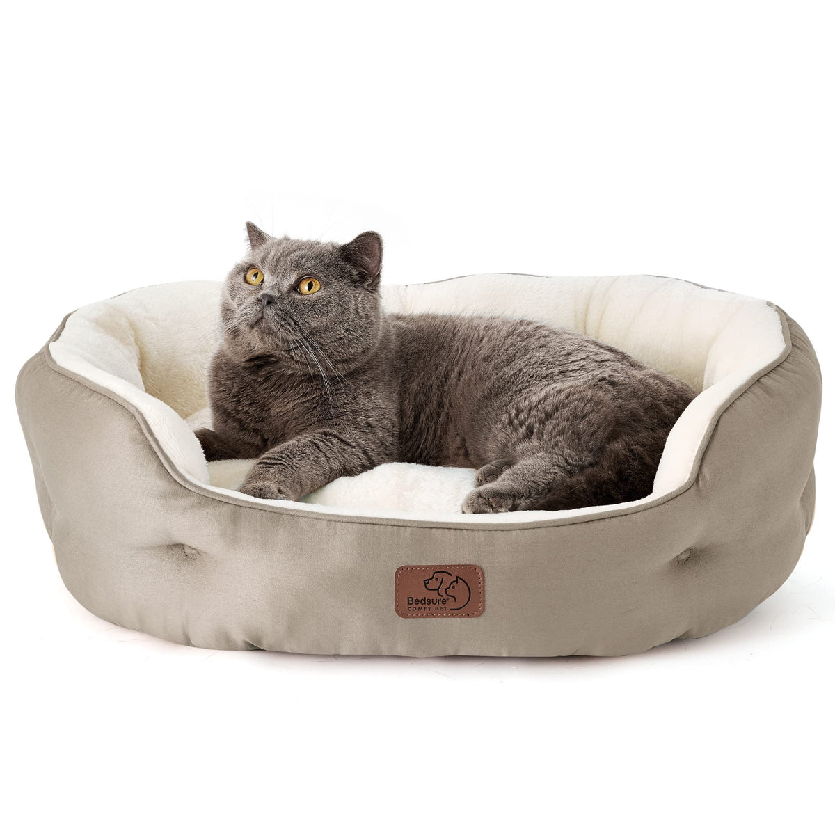 Bedsure sherpa texture closeup highlights plush warmth for cozy naps