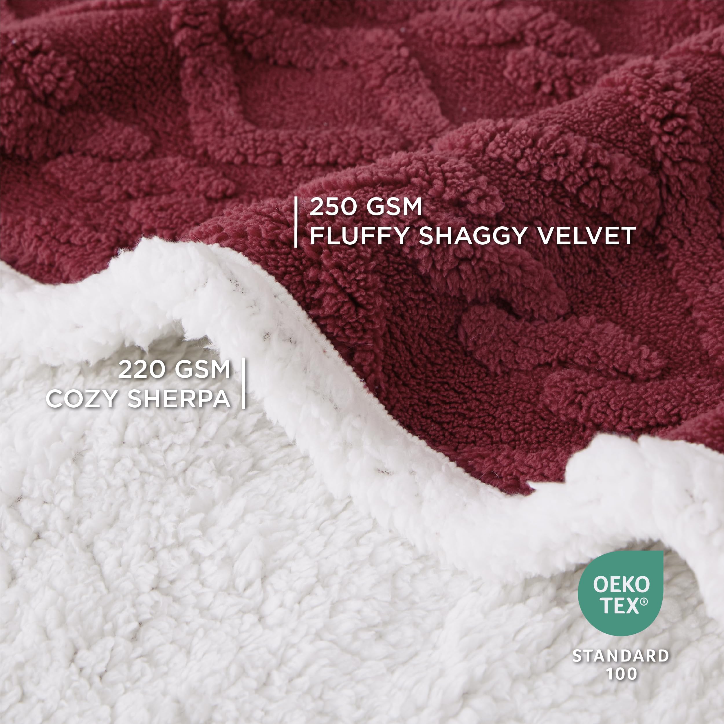 Bedsure sherpa-backed velvet double-sided blanket provides extra softness and warmth.
