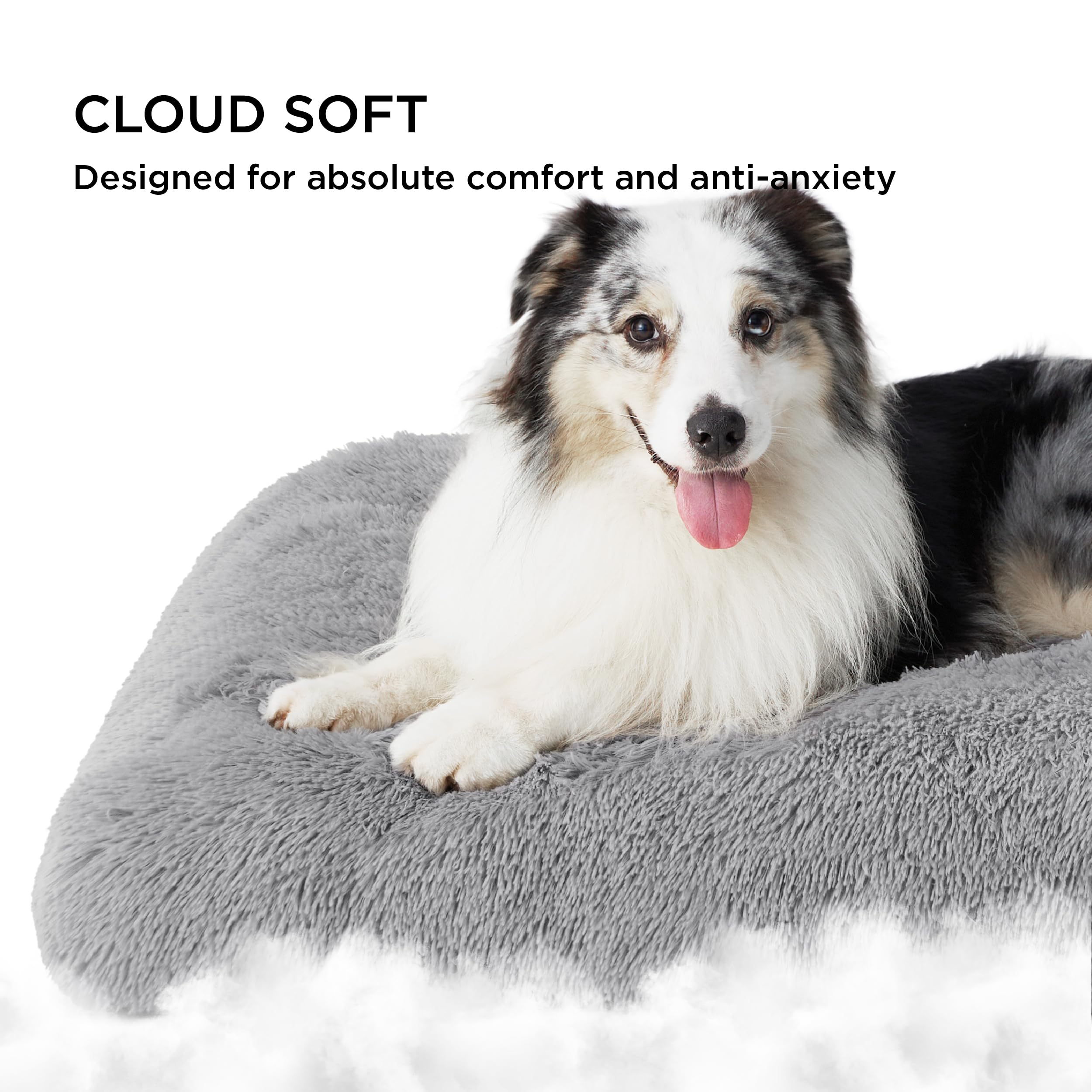 Bedsure side strap dog bed carry allows easy transport after cleaning.
