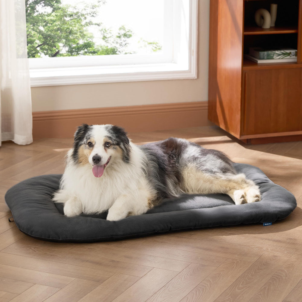 Bedsure size guide for XXL 47x29 crate compatibility