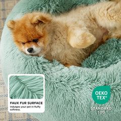 Bedsure small dog bed with anti-slip base helps prevent sliding during play or rest