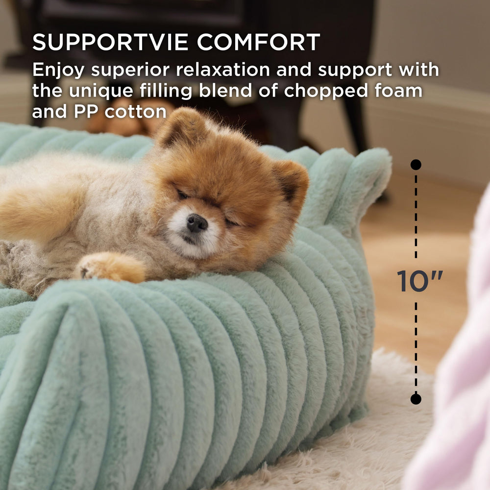 Bedsure corduroy fleece close-up highlights soft plush texture