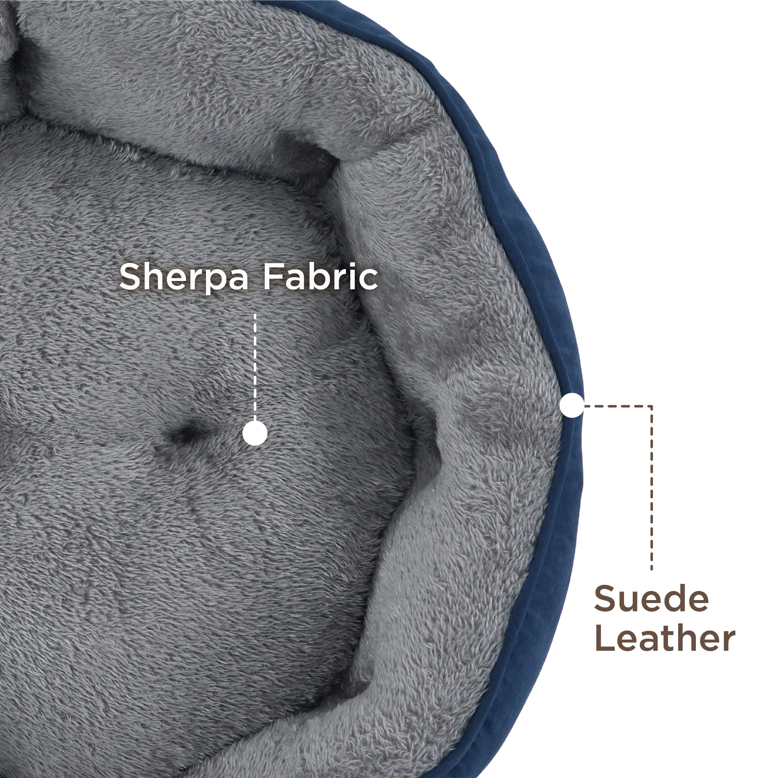 Bedsure close-up of ultra-soft polyester filling providing gentle joint support.