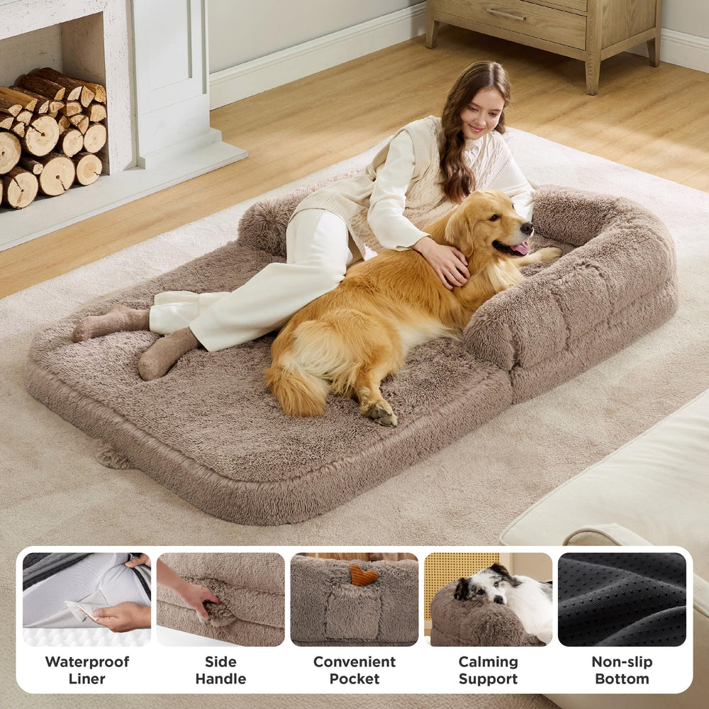Bedsure supportive bolster head-neck comfort for secure lounging.
