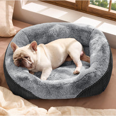 Bedsure Washable Dog Bed rectangle provides snug, secure support for small to medium dogs.