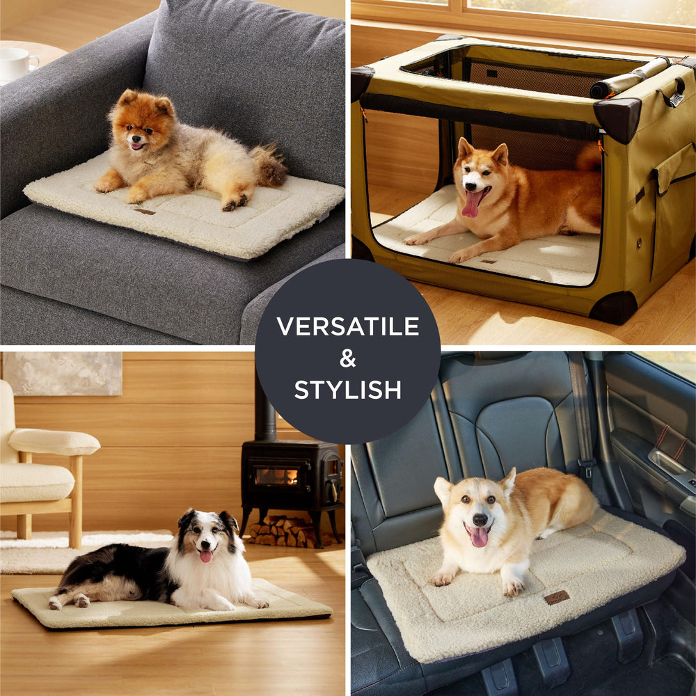 Bedsure washable dog crate bed machine-washable for simple cleanup