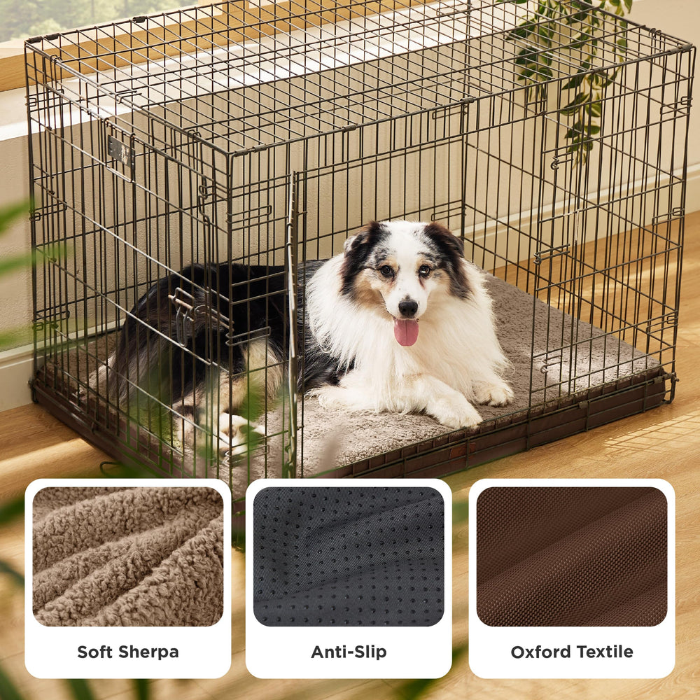 Bedsure XL dog bed anti-slip base keeps it in place on floors.