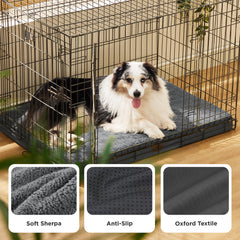 Bedsure anti-slip base keeps the bed stable on floors.