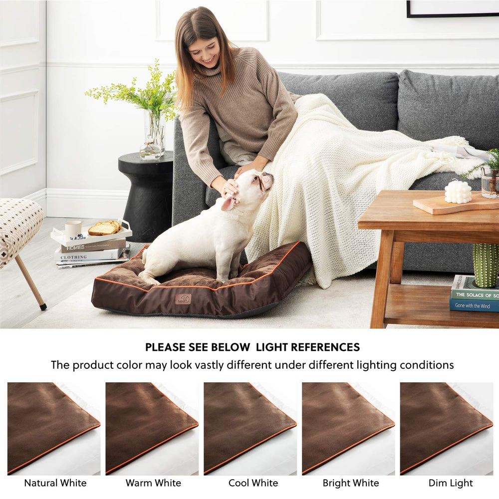 Bedsure XL dog bed cover removable zipper for easy cleaning