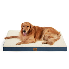 Bedsure XL dog bed foam egg crate supports joints for restful sleep