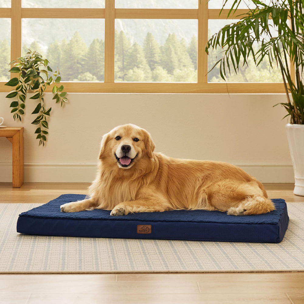 Bedsure XL dog bed machine-washable-cover highlights convenient cleaning option