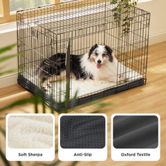 Bedsure XL dog bed sherpa fabric for cloud-like softness
