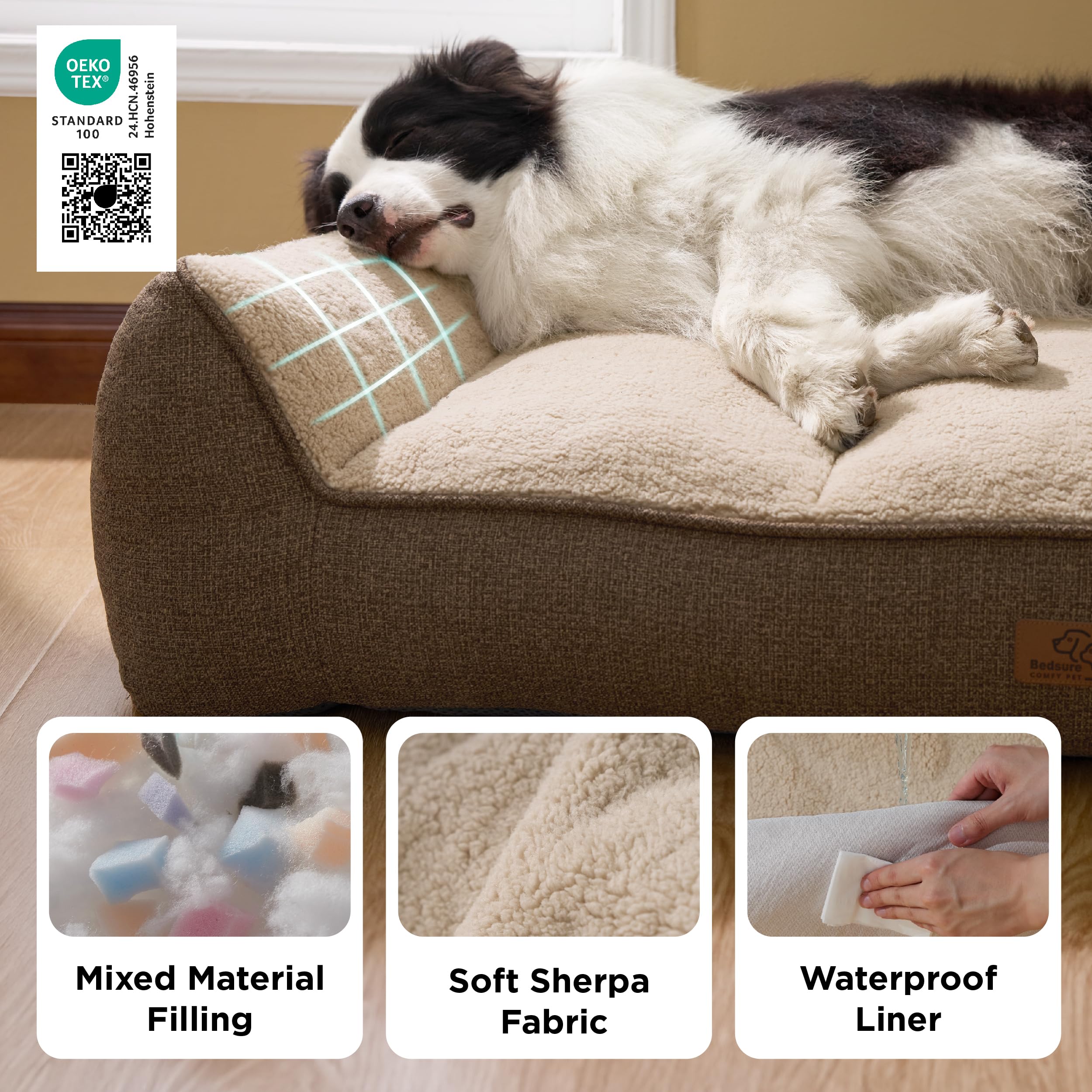 Bedsure plush sherpa cover adds warmth for cozy lounging
