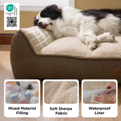 Bedsure plush sherpa cover adds warmth for cozy lounging